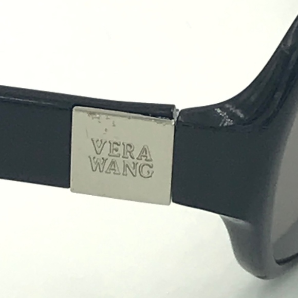 VERA WANG OVAL BLACK SUNGLASSES ITALY
